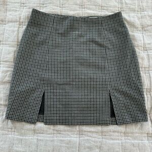 Aritzia/Sunday Best Mini Skirt in Gingham